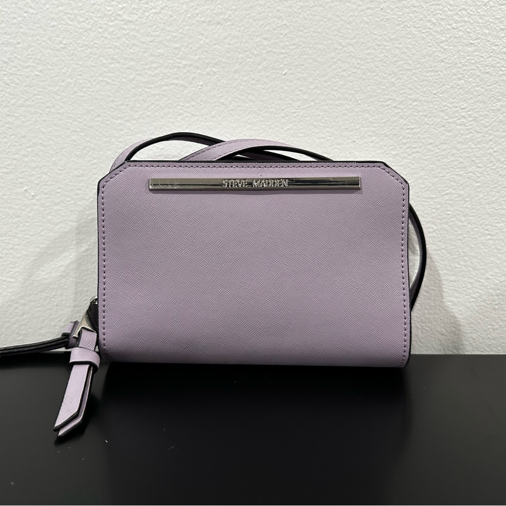 Steve Madden Bkarlee PVC Zipper Closure Hobo Handbag